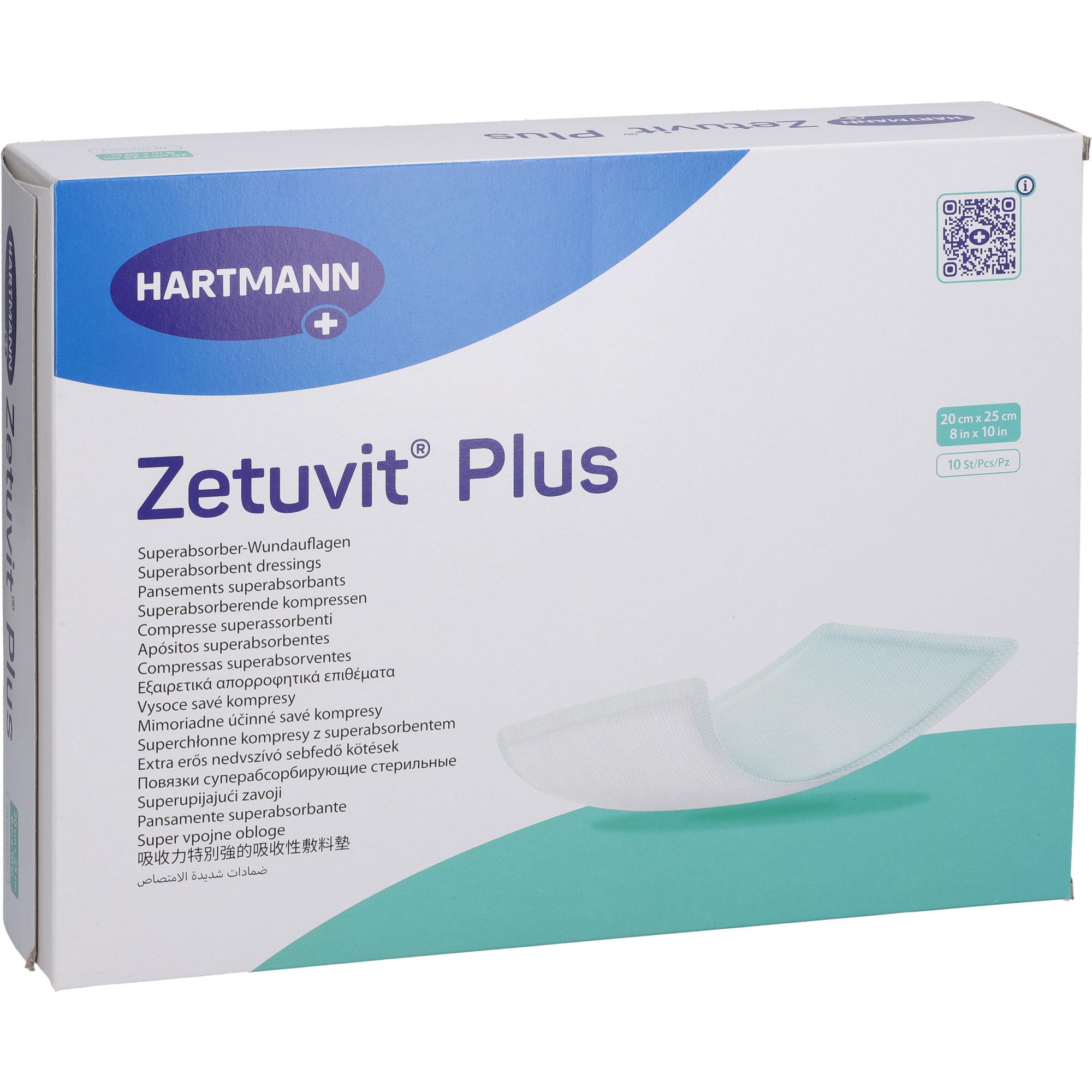 Zetuvit Plus Extrastarke Saugkompr.steril 20x25 cm 10 St BWB Medical bei onfy.de kaufen 19900189