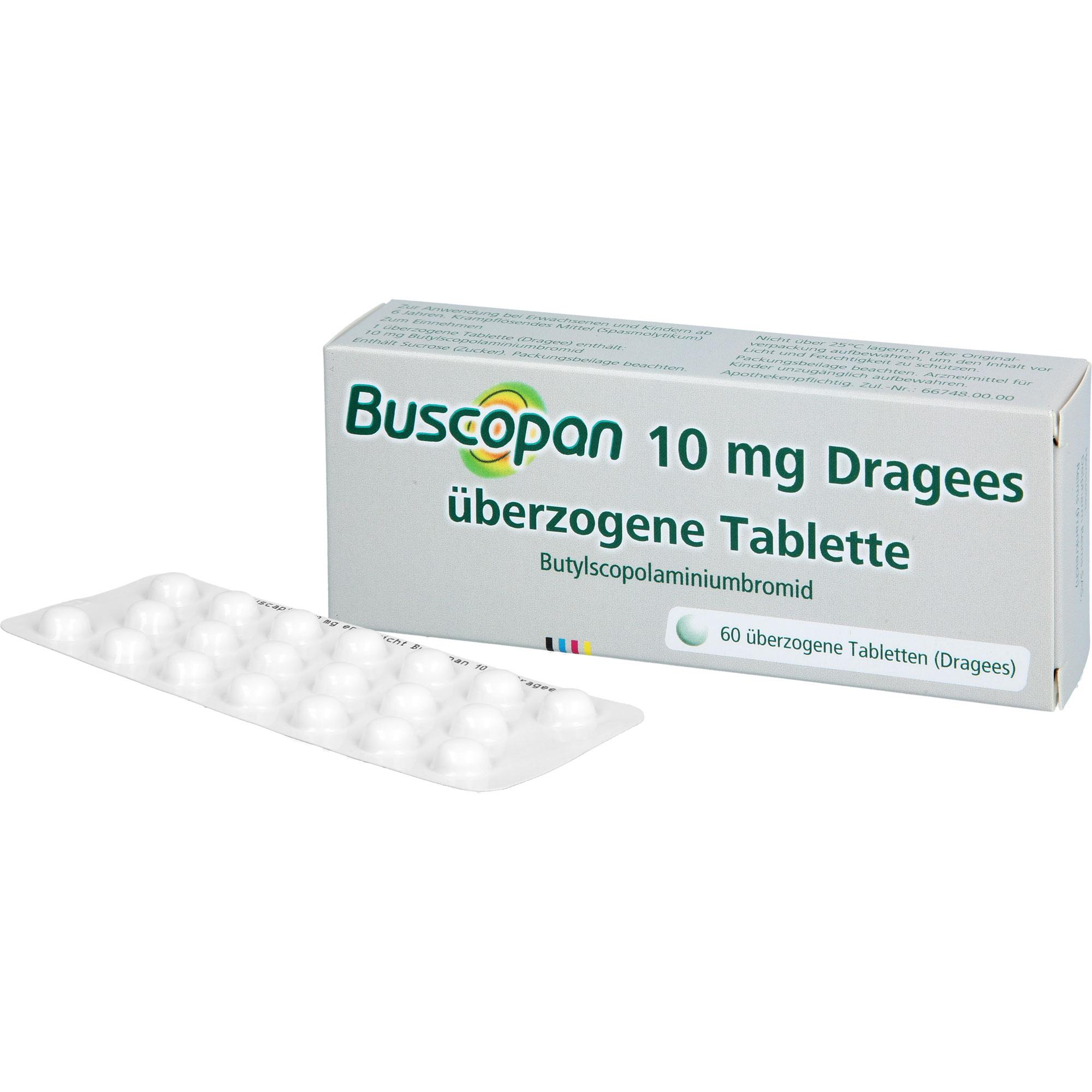 Buscopan 10 mg Dragees 60 St EurimPharm Arzneimittel bei onfy.de kaufen 19787959