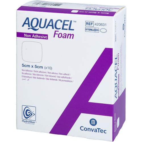 Aquacel Foam Nicht Adhäsiv 5x5 cm Verband 10 St adequapharm bei onfy.de kaufen 19727029