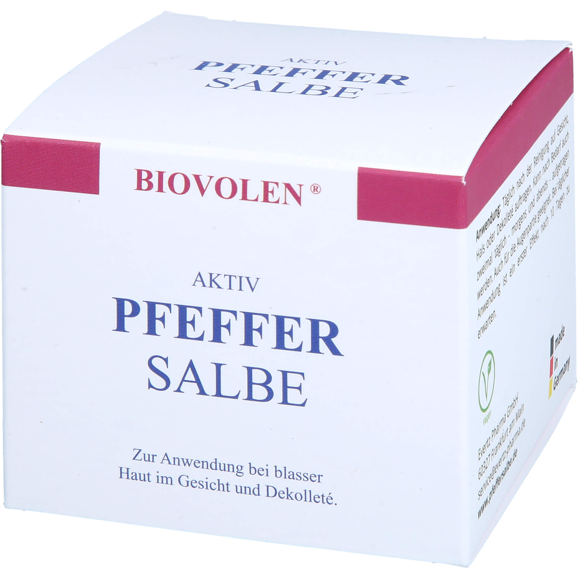 Biovolen Aktiv Pfeffersalbe 100 ml Evertz Pharma bei onfy.de kaufen 18898800