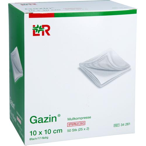 Gazin Mullkomp. 10x10 cm Steril 8Fach 25x2 St Medi-Spezial bei onfy.de kaufen 19648689