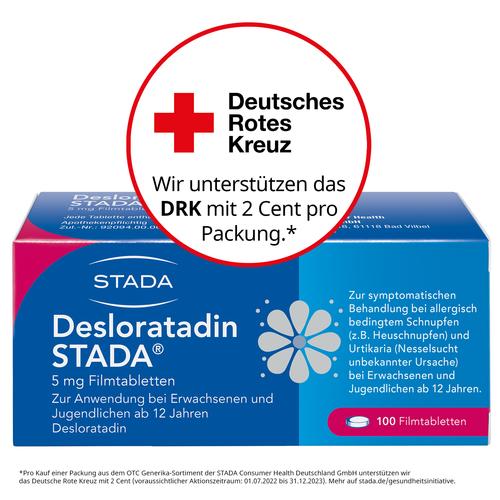 Desloratadin Stada 5mg 100 St STADA Consumer Health Deutschland bei onfy.de kaufen 16610048