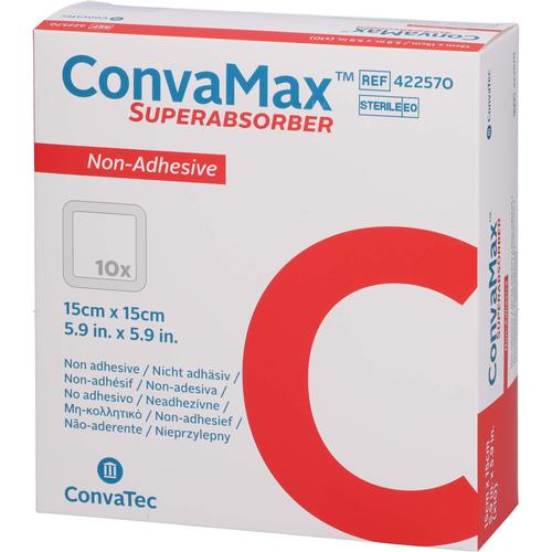 Convamax Superabsorber Nicht Adhäsiv 15x15 cm 10 St EurimPharm Arzneimittel bei onfy.de kaufen 19261252