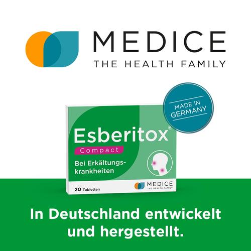 Esberitox COMPACT Tabletten bei Erkältungskrankheiten 20 St MEDICE Arzneimittel Pütter bei onfy.de kaufen 10014351