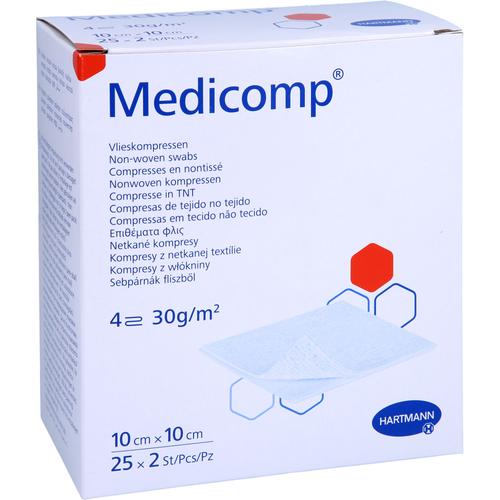 Medicomp Vlieskomp.steril 10x10 cm 4Lagig 25x2 St EurimPharm Arzneimittel bei onfy.de kaufen 18363275