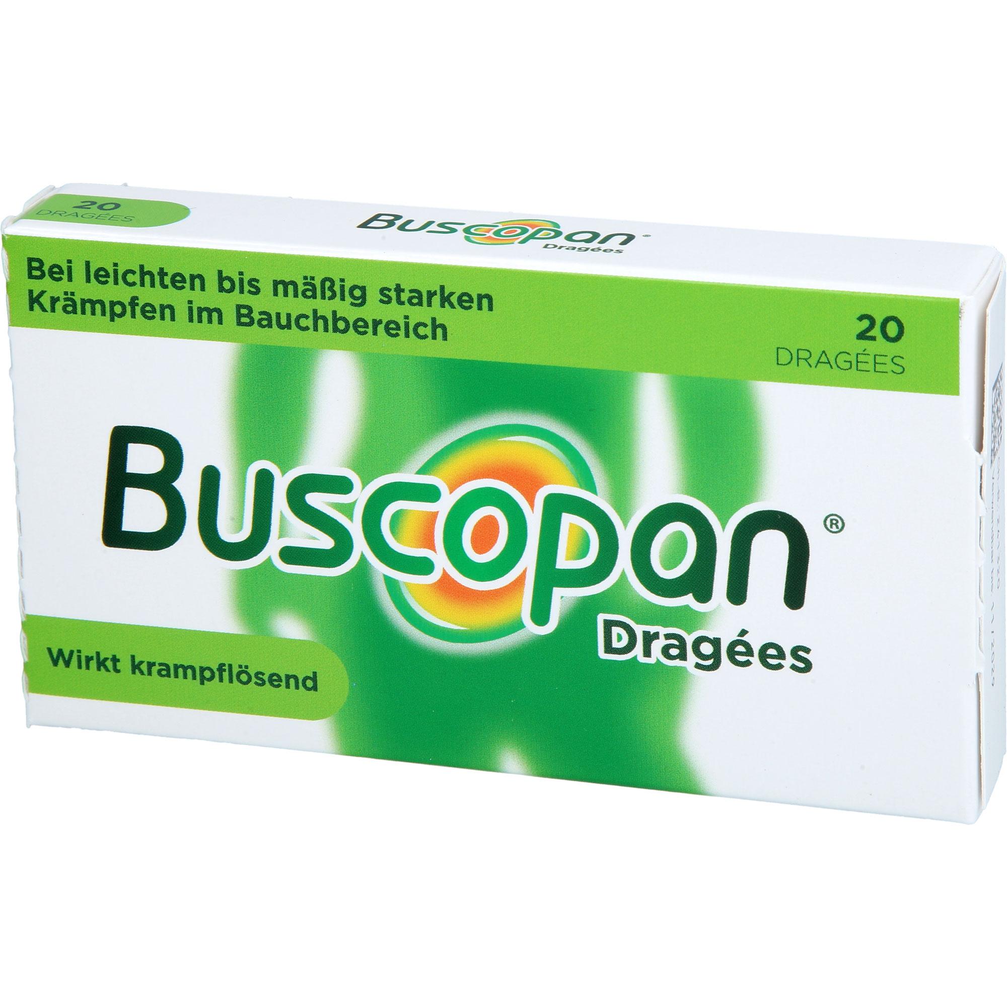Buscopan Dragees 20 St Pharma Gerke Arzneimittelvertriebs bei onfy.de kaufen 19747919
