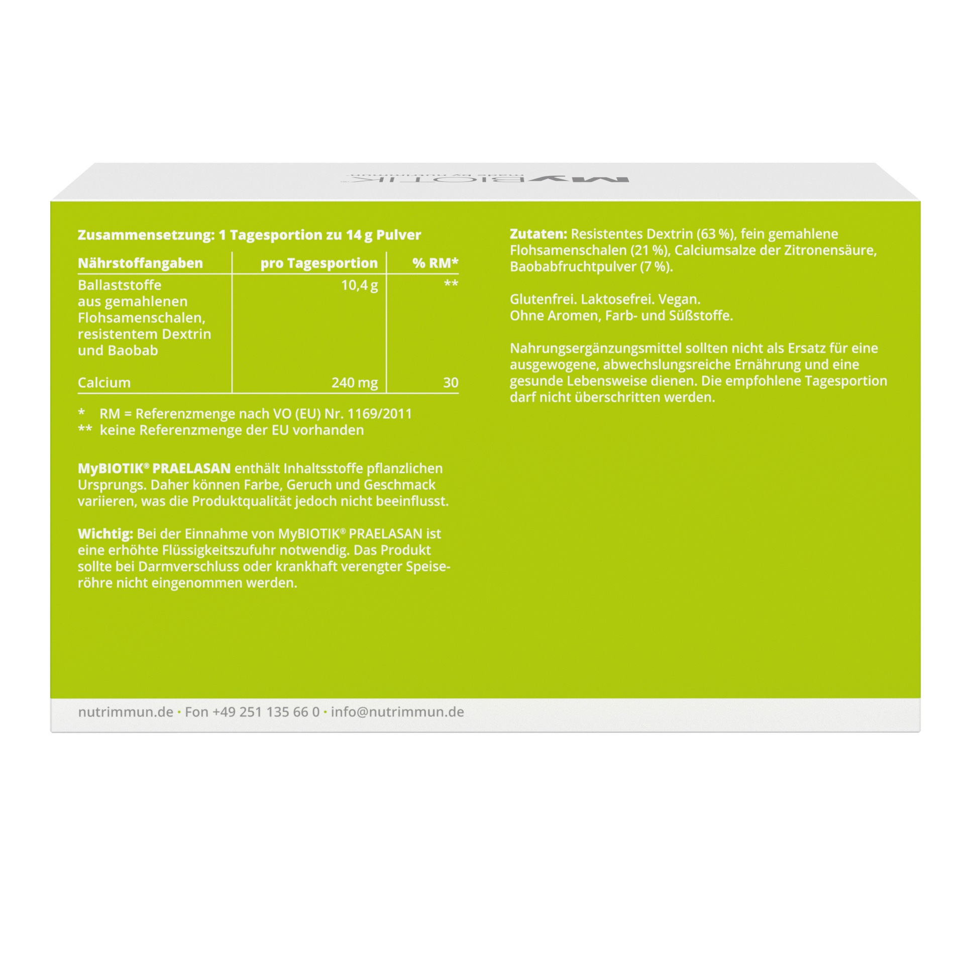 Mybiotik Praelasan 30x14 g nutrimmun bei onfy.de kaufen 20355805