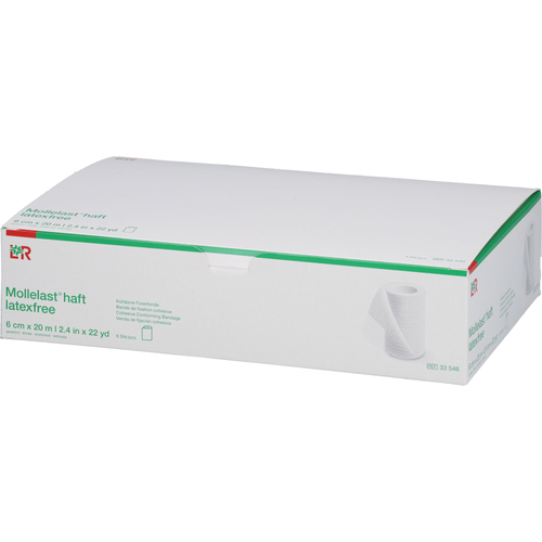 Mollelast Haft Latexfrei Weiß 6cm x 20M Gedehnt 6 St Lohmann & Rauscher bei onfy.de kaufen 09885939