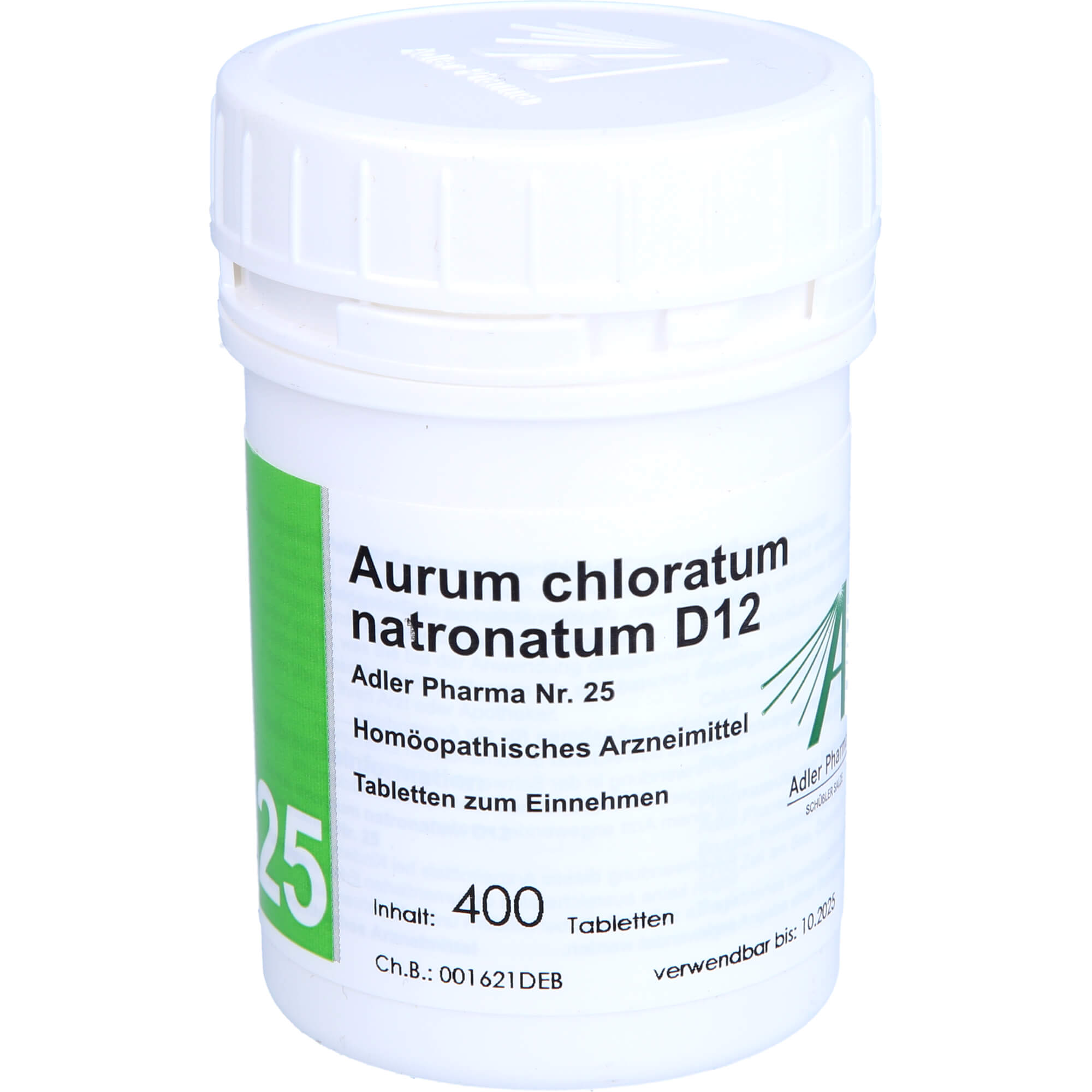 Biochemie Adler 25 Aurum Chlor.natronat.d12 Adler null