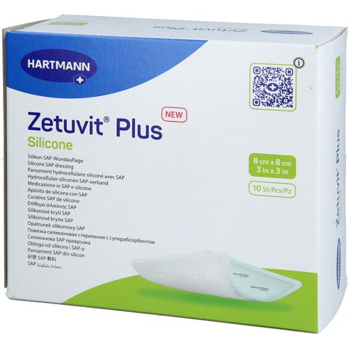 Zetuvit Plus Silicone Steril 8x8 cm 10 St Param bei onfy.de kaufen 20025769