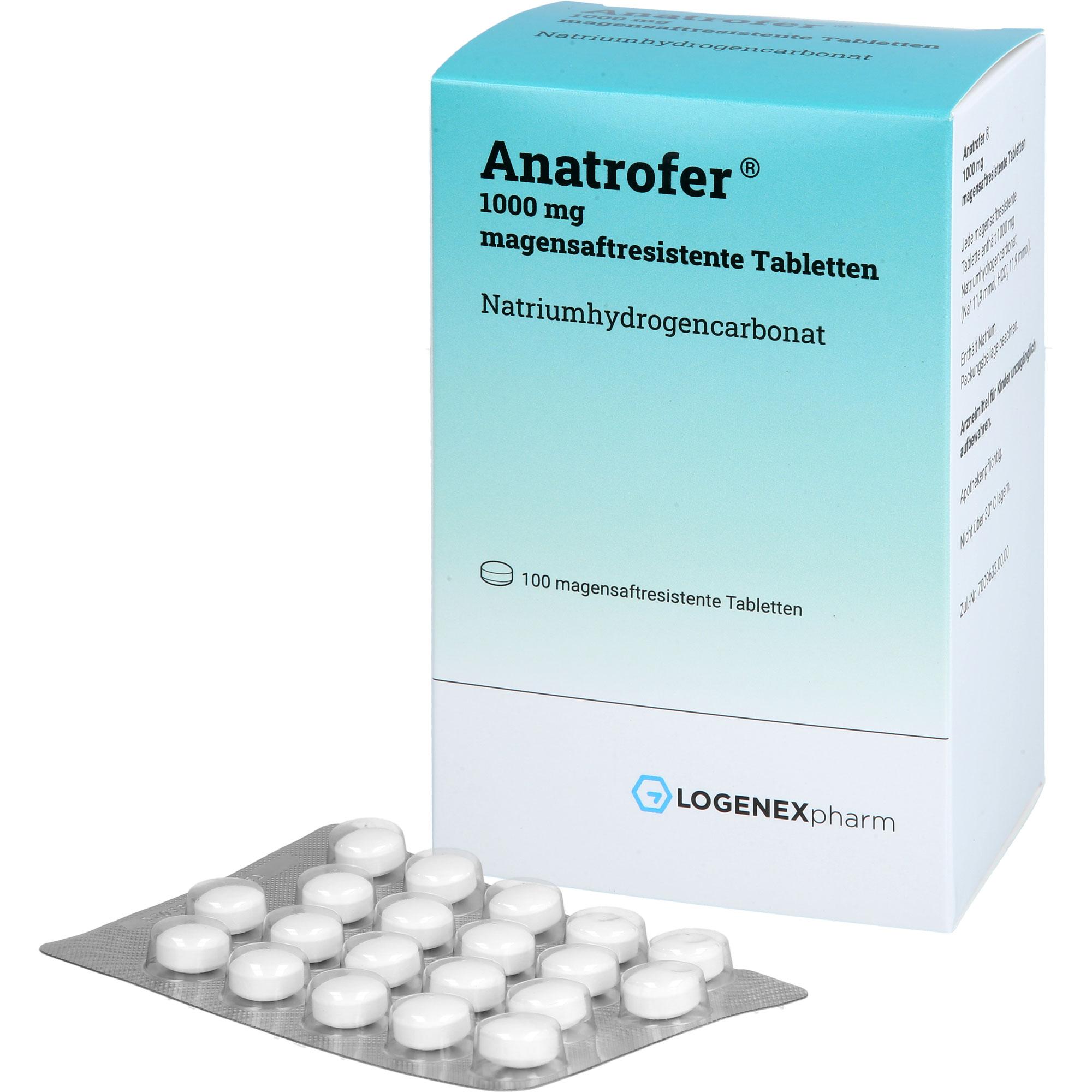 Anatrofer 1000 mg Magensaftresistente Tabletten 100 St LOGENEX Pharm bei onfy.de kaufen 19696091