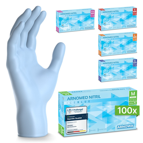 Arnomed Nitril Ice Blue - Größe Xs 100 St ARNOWA bei onfy.de kaufen 18136674