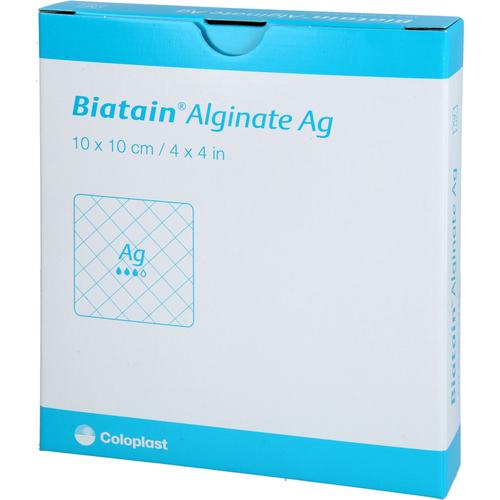 Biatain Alginate Ag Kompressen 10x10cm mit Silber 10 St Avitamed bei onfy.de kaufen 19373407