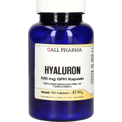 Hyaluron 100 mg Gph Kapseln 180 St Hecht-Pharma bei onfy.de kaufen 09324052