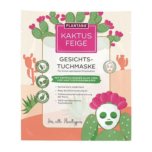 Plantana Kaktusfeige Ges. Tuchmaske mit Aloe Vera null