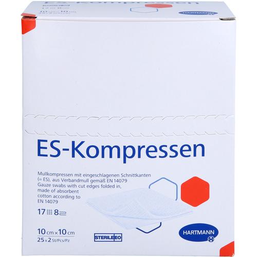 Es-Kompressen Steril 10x10 cm 8Fach 25x2 St adequapharm bei onfy.de kaufen 19267800