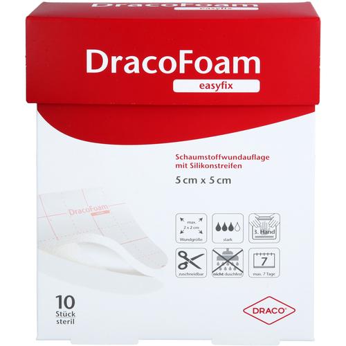 Dracofoam Easyfix Schaumstoff Wundauflage 5x5cm 10 St Dr. Ausbüttel bei onfy.de kaufen 19156822