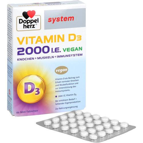 Doppelherz Vitamin D3 2000 I.e Vegan System 60 St Queisser Pharma bei onfy.de kaufen 19903414