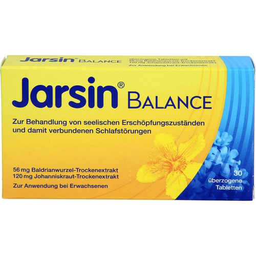 Jarsin Balance 56 mg / 120 mg Überzogene Tabletten 30 St MCM KLOSTERFRAU Vertr. bei onfy.de kaufen 05505319