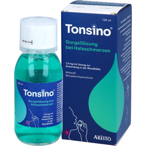 Tonsino Gurgel.b.hals.1.5mg/ml Lsg.z.anw.i.d.mundh 120 ml Aristo Pharma bei onfy.de kaufen 19129989