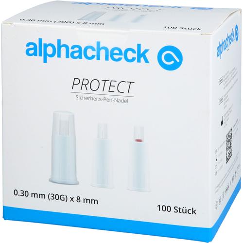 Alphacheck Protect Sicherheits-Pen-Nadel 30 Gx8 Mm 100 St 1001 Artikel Medical bei onfy.de kaufen 18037831