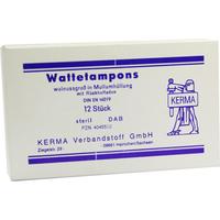 Wattetampons Walnuss Steril Mullumhuellung null