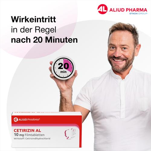 Cetirizin Al 10mg Filmtabletten 100 St ALIUD Pharma bei onfy.de kaufen 02406611