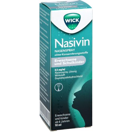 Wick Nasivin Nasenspray Ok Erw./Schulkin 0.5 mg/ml 10 ml WICK Pharma - Zweigniederlassung der Procter & Gamble bei onfy.de kaufen 19524036
