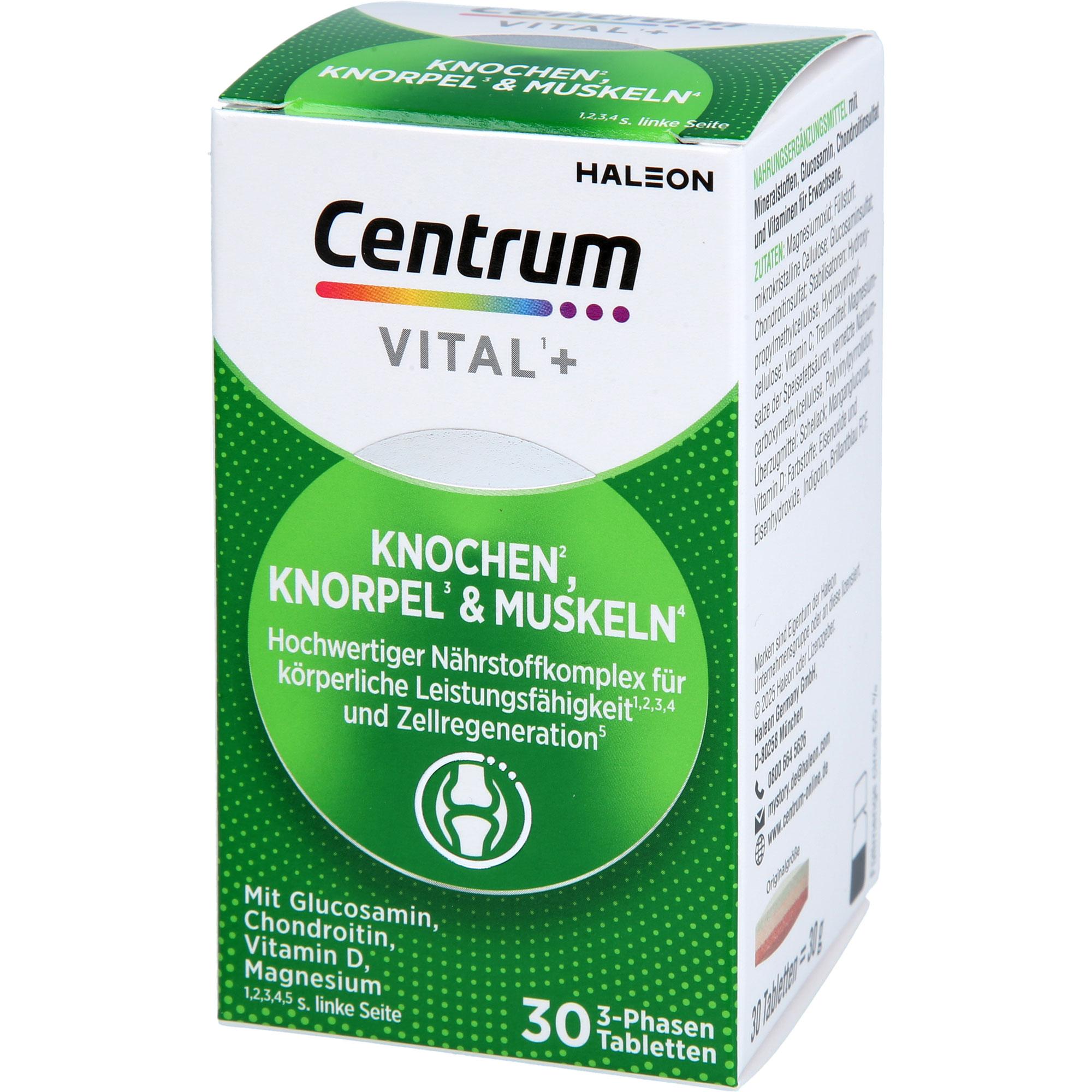 Centrum Vital+ Knochen Knorpel & Muskeln 30 St Haleon Germany bei onfy.de kaufen 19420101