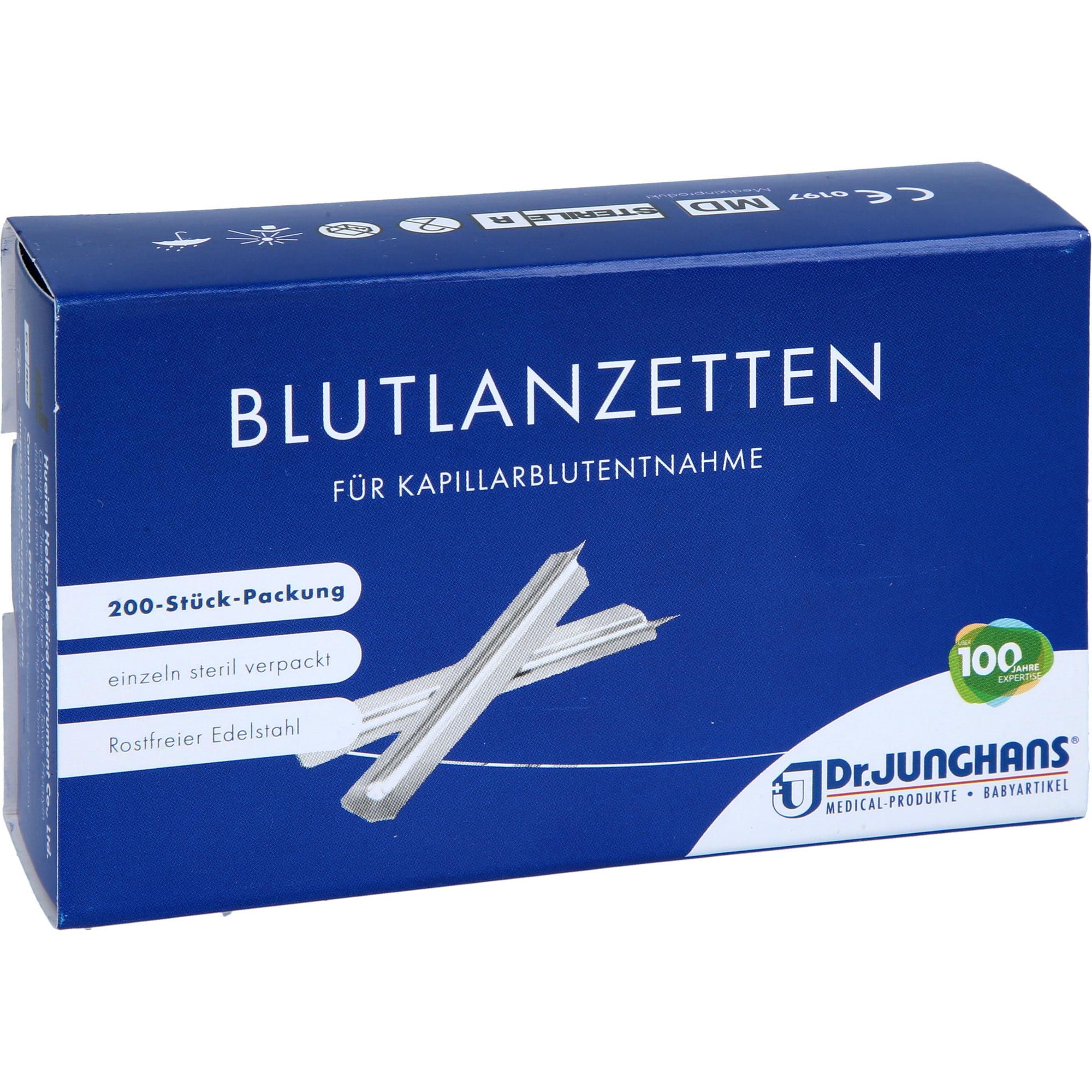 Blutlanzetten Einzeln Verpackt Steril 200 St Dr. Junghans Medical bei onfy.de kaufen 18874567