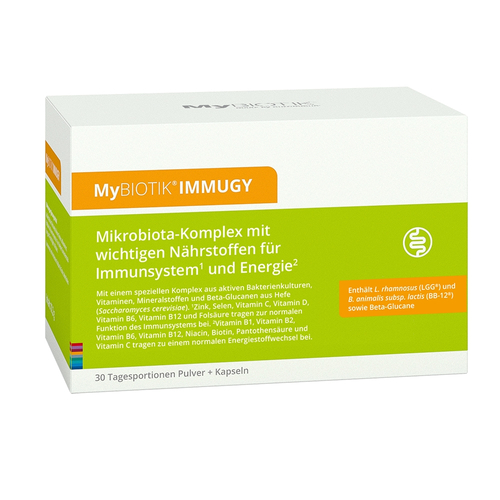 Mybiotik Immugy Kombipackung 30 x 2 G + 60 Kapseln 1 p nutrimmun bei onfy.de kaufen 16537475