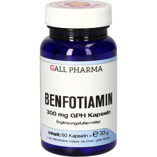 Benfotiamin 300 mg Gph Kapseln Vet 60 St Leitner Lifecare bei onfy.de kaufen 19248398