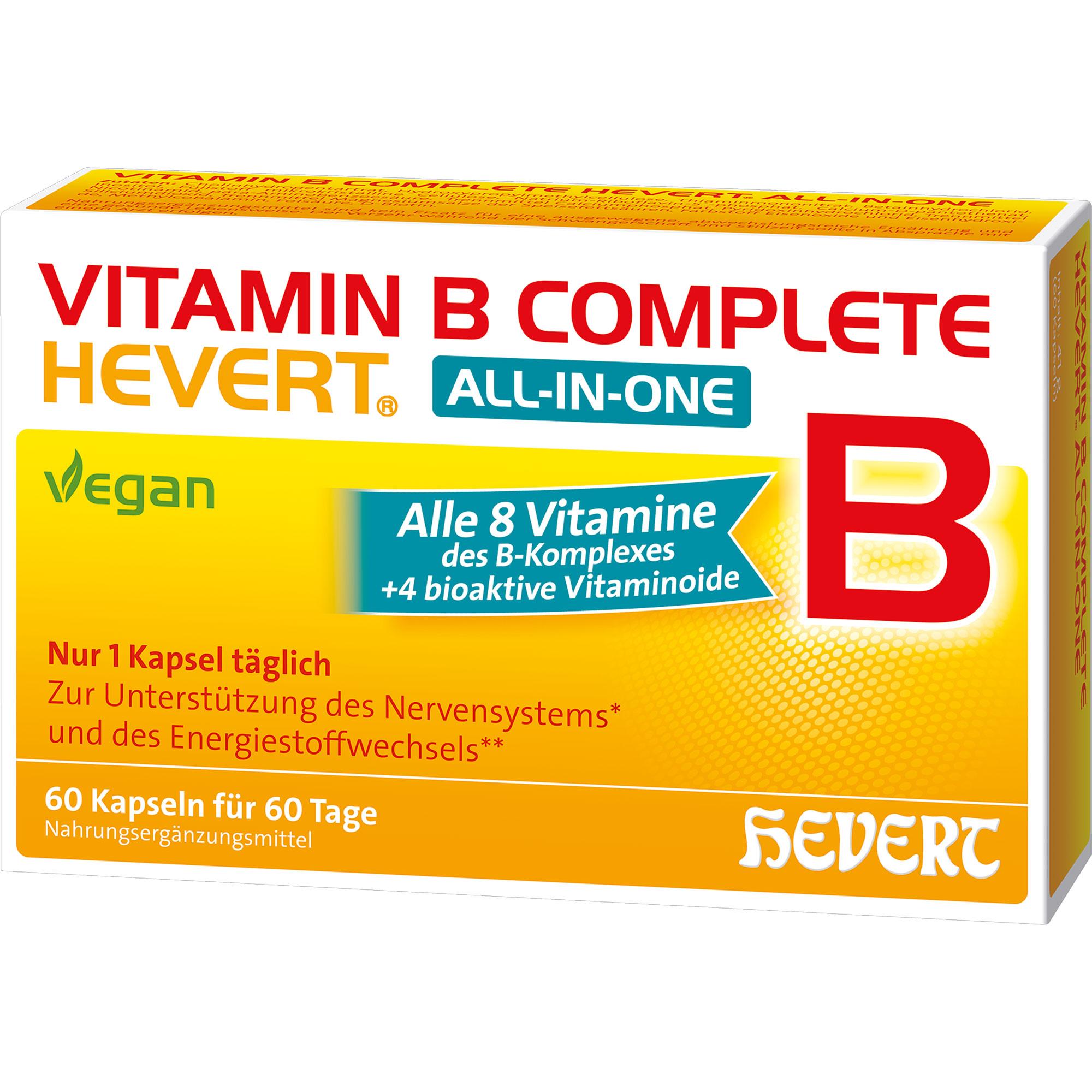 Vitamin B Complete Hevert All-In-One 60 St Hevert-Arzneimittel bei onfy.de kaufen 19214749