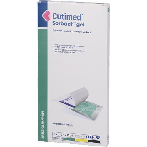 Cutimed Sorbact Gel Kompressen 7.5x15 cm 12 St CC Pharma bei onfy.de kaufen 19894276