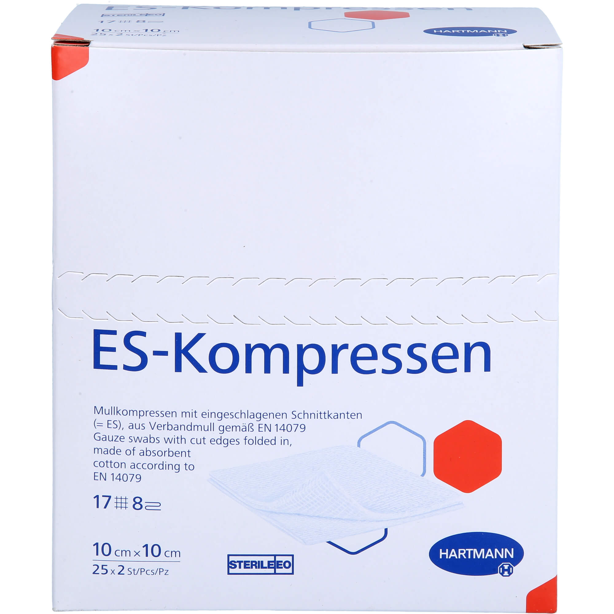 Es Kompressen Steril 10x10cm 8Fach null