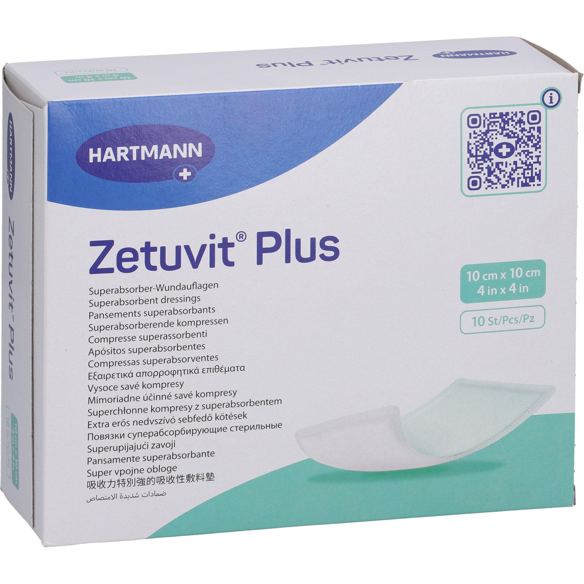 Zetuvit Plus Extrastarke Saugkompr.steril 10x10 cm 10 St BWB Medical bei onfy.de kaufen 19900143