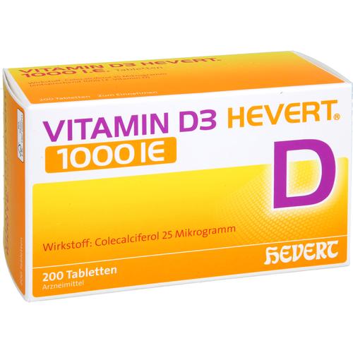 Vitamin D3 Hevert 1000 I.e. 200 St Hevert-Arzneimittel bei onfy.de kaufen 19448944