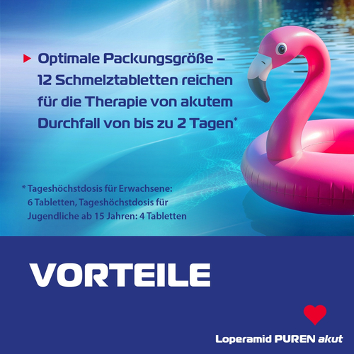 Loperamid Puren Akut 2 mg Schmelztabletten 6 St PUREN Pharma bei onfy.de kaufen 18352165