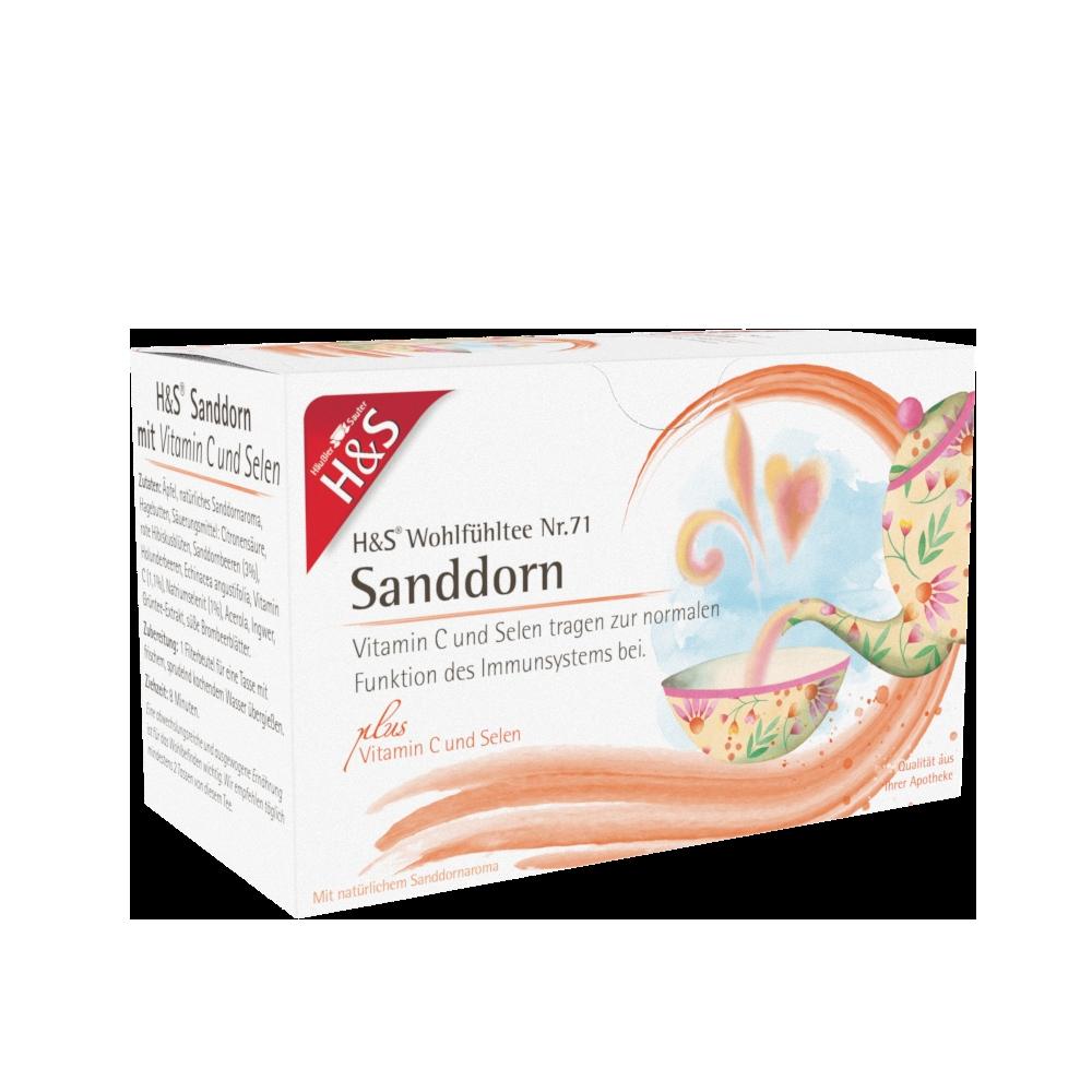 H&S Sanddorn mit Vitamin C und Selen 20x2.5 g H&S Tee - Gesellschaft bei onfy.de kaufen 17454314