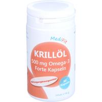 Krillöl 500 mg Omega-3 Forte Kapseln Medifit