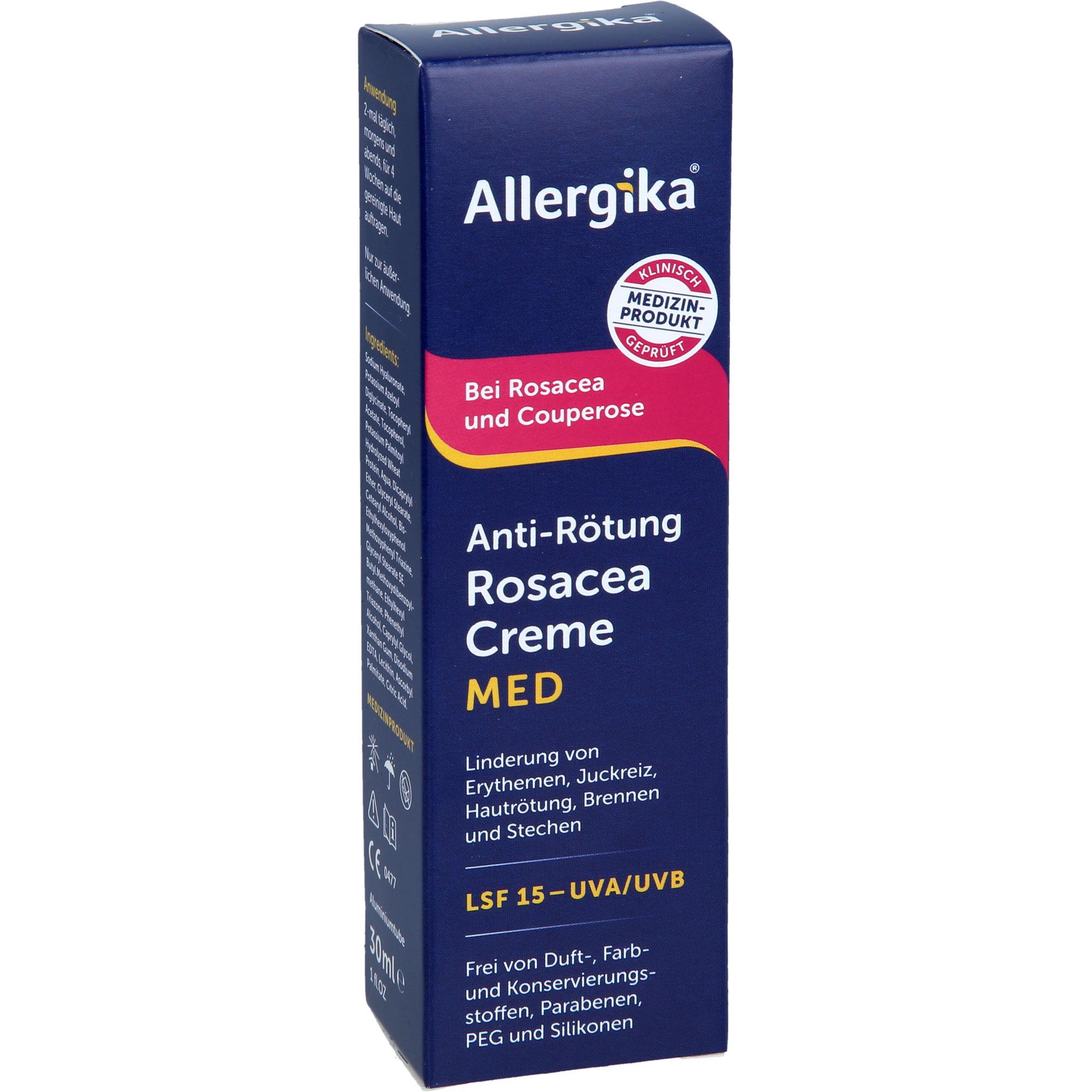 Allergika Anti-Rötung Rosacea Creme Med 30 ml ALLERGIKA Pharma bei onfy.de kaufen 20109199