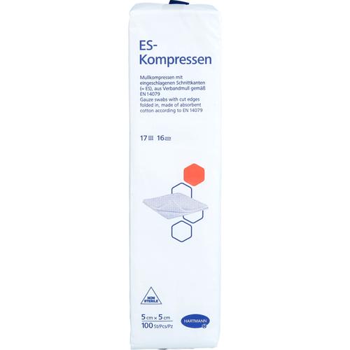 Es-Kompressen Unsteril 5x5 cm 16Fach 100 St + Prisoma bei onfy.de kaufen 17434234