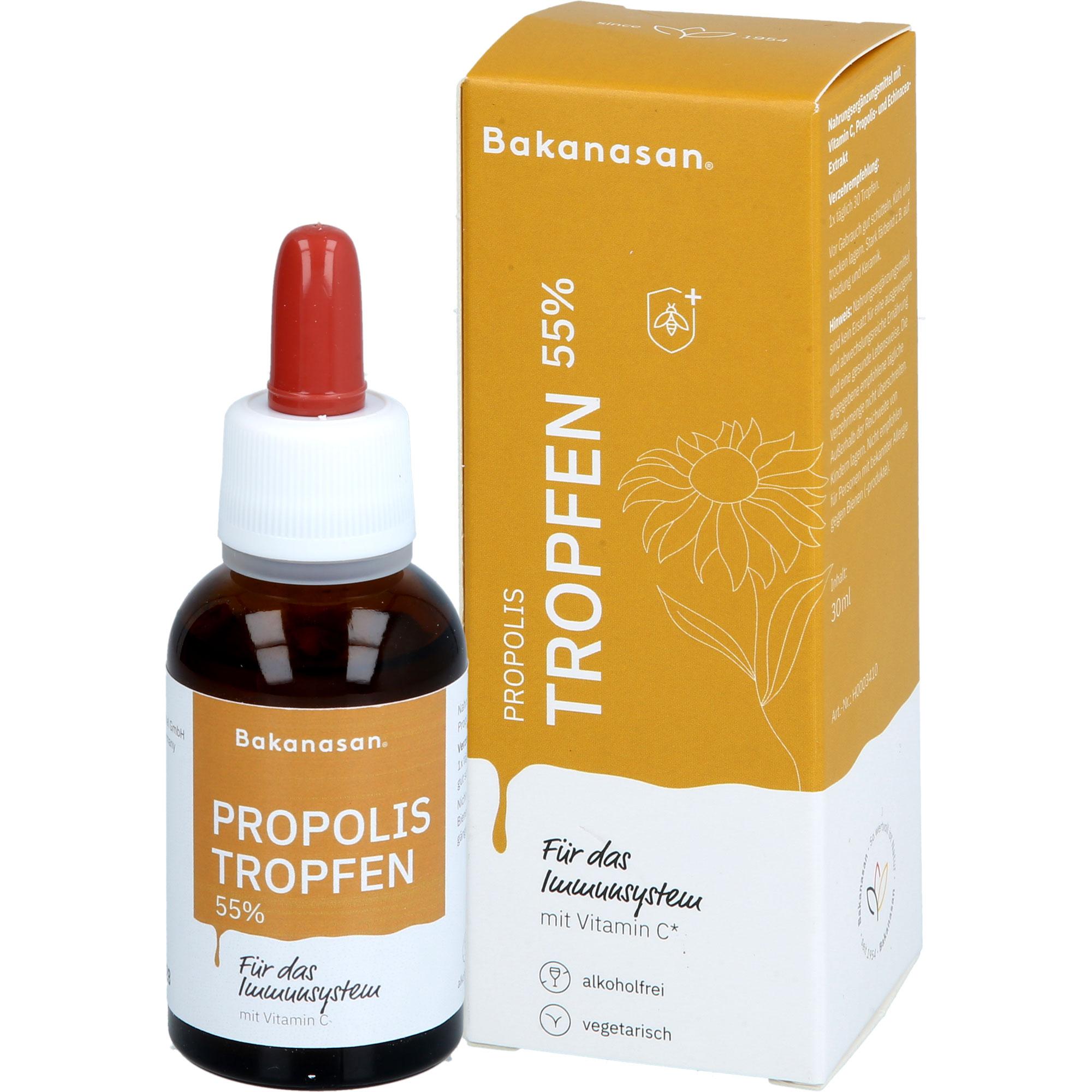 Bakanasan Propolis Tropfen 55% 30 ml Hansa Naturheilmittel bei onfy.de kaufen 19714268