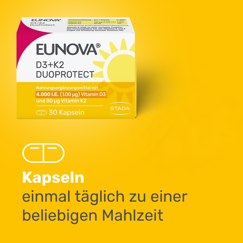 Eunova Duoprotect D3+k2 4000Ie/80Ug 30 St STADA Consumer Health Deutschland bei onfy.de kaufen 14133555