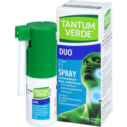 Tantum Verde Duo 1.5mg/Ml+5mg/ml Spr Mundhöhle Lsg 15 ml Angelini Pharma Deutschland bei onfy.de kaufen 19631861