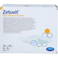 Zetuvit Plus Silicone Border Steril 10x10 cm null