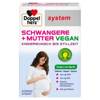 DOPPELHERZ Schwangere+Mütter vegan syst. Kombipack. 60 St null