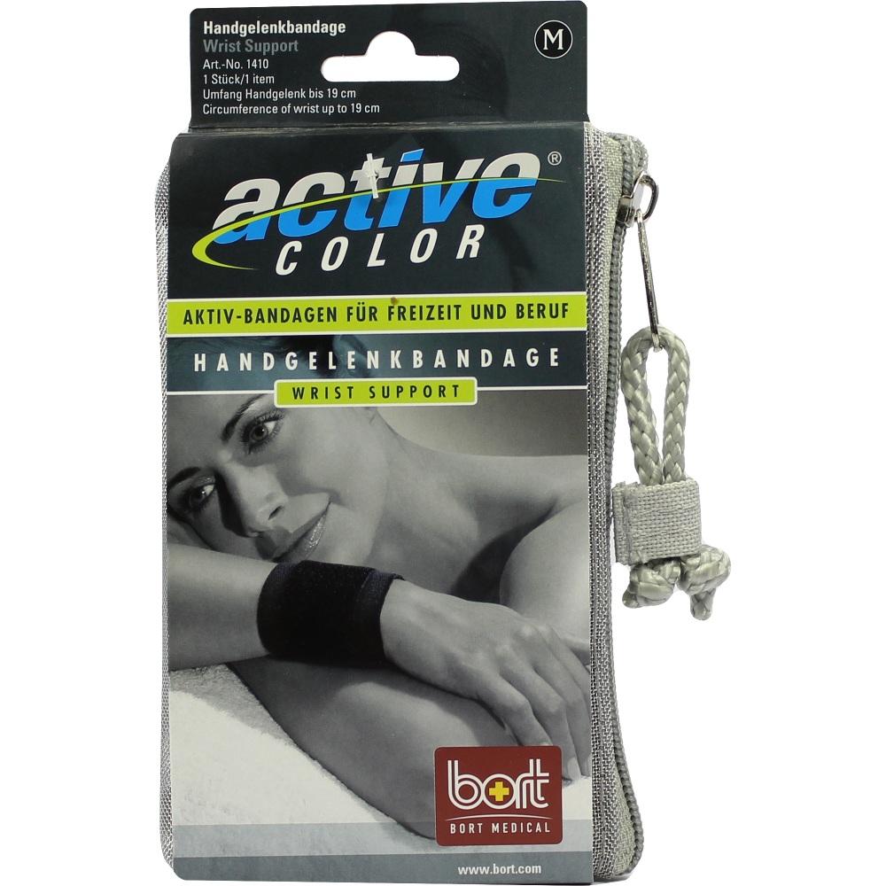 Bort Activecolor Handgelenkbandage Schwarz Medium null