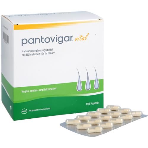 Pantovigar Vital Kapseln mit Nährstoffen für Haare 180 St Merz Therapeutics bei onfy.de kaufen 19643775