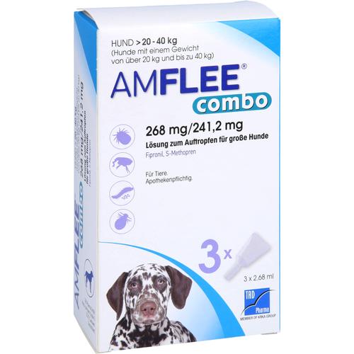 Amflee Combo Hund 20-40kg 3 St Tad Pharma Gmbh bei onfy.de kaufen 13921701